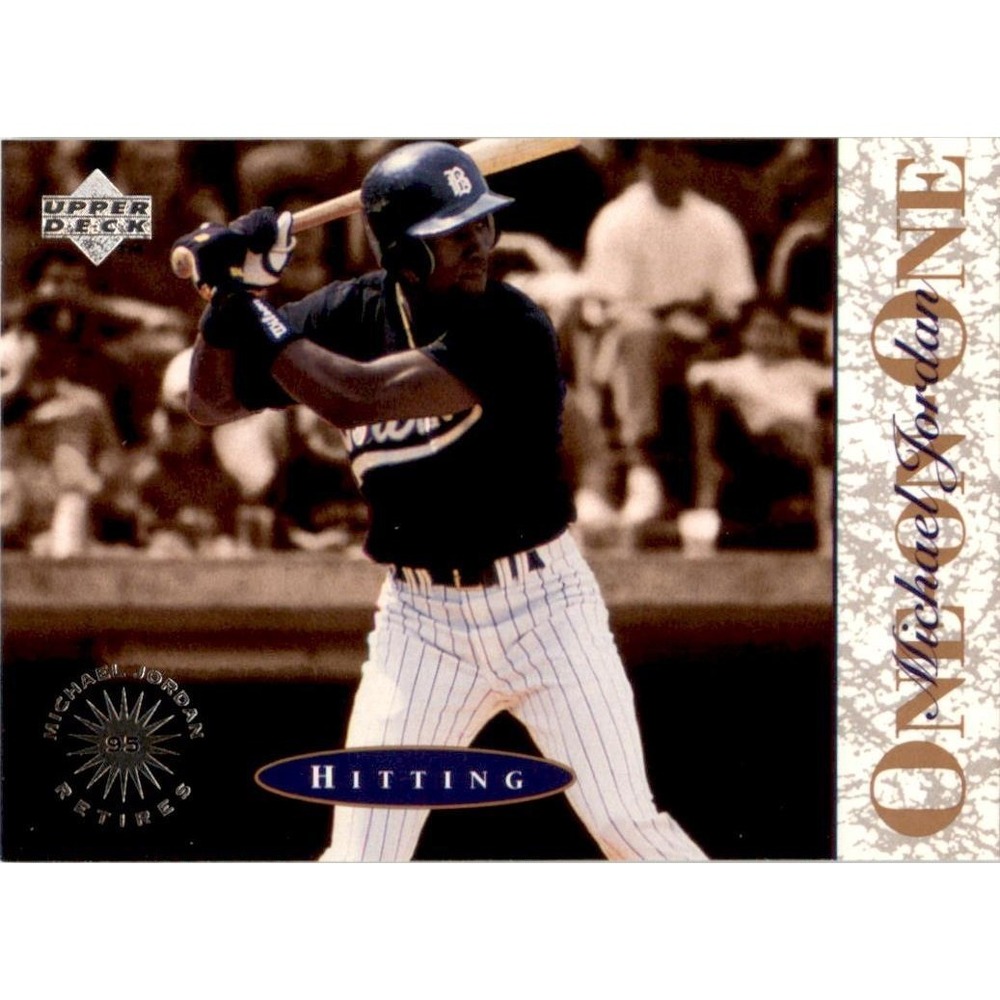 1995 Upper Deck Minor League - Michael Jordan One On One #3 Michael Jordan